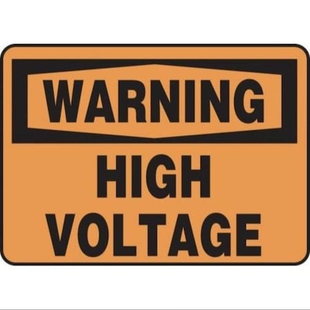 Accuform Warning Sign, MELC325XV MELC325XV